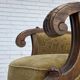 1960s, Danish highback armchair, furniture wool, solid oak wood.