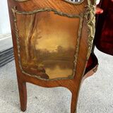 Domed showcase Louis XV style Napoleon III era - Martin varnish - 19th