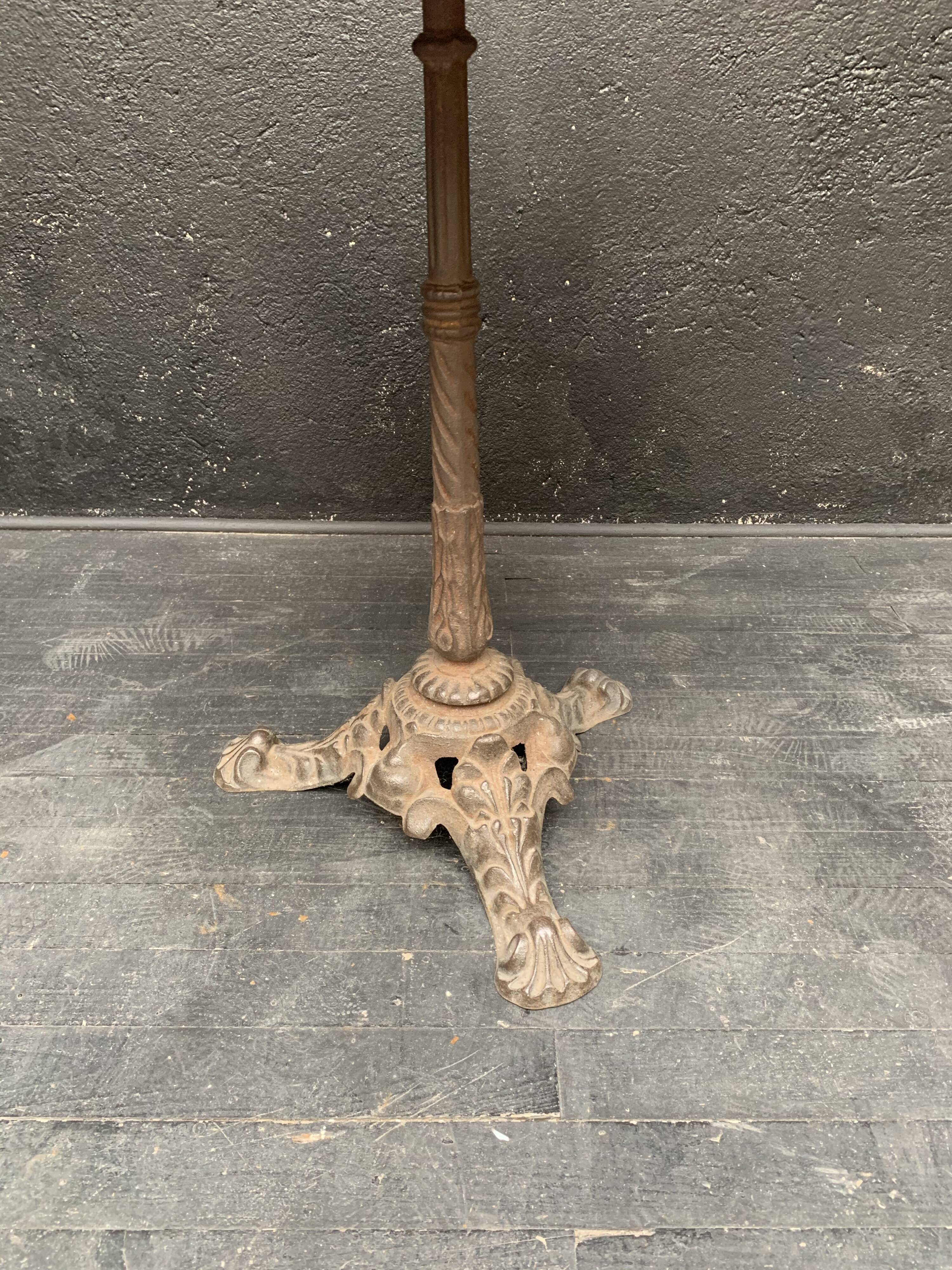 Bistrot table square period 1950