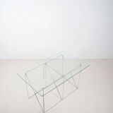Table à manger minimaliste conçue par Max Sauze, années 1970