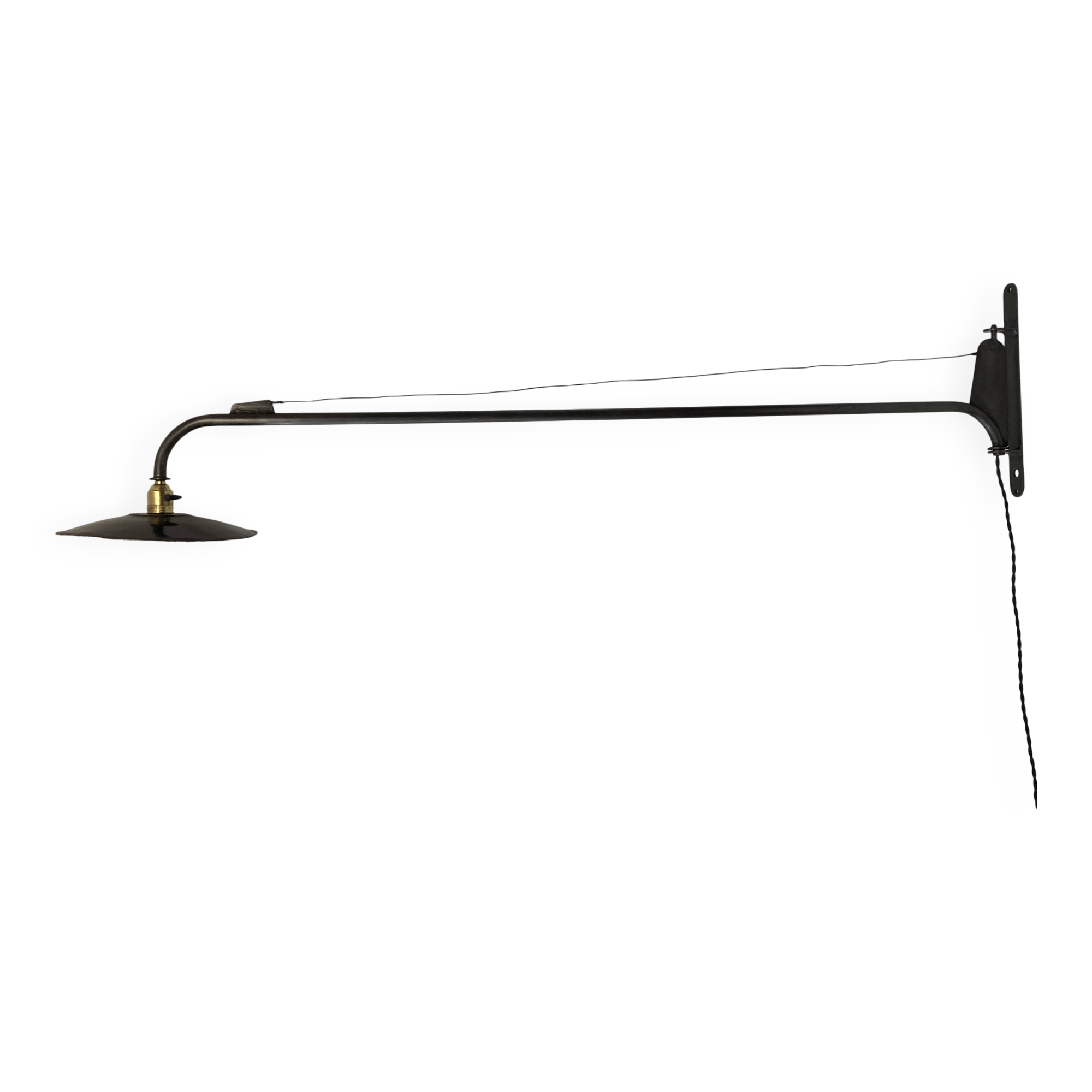Ancienne lampe potence swing