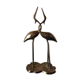 Pair of waders brass birds