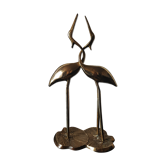 Pair of waders brass birds