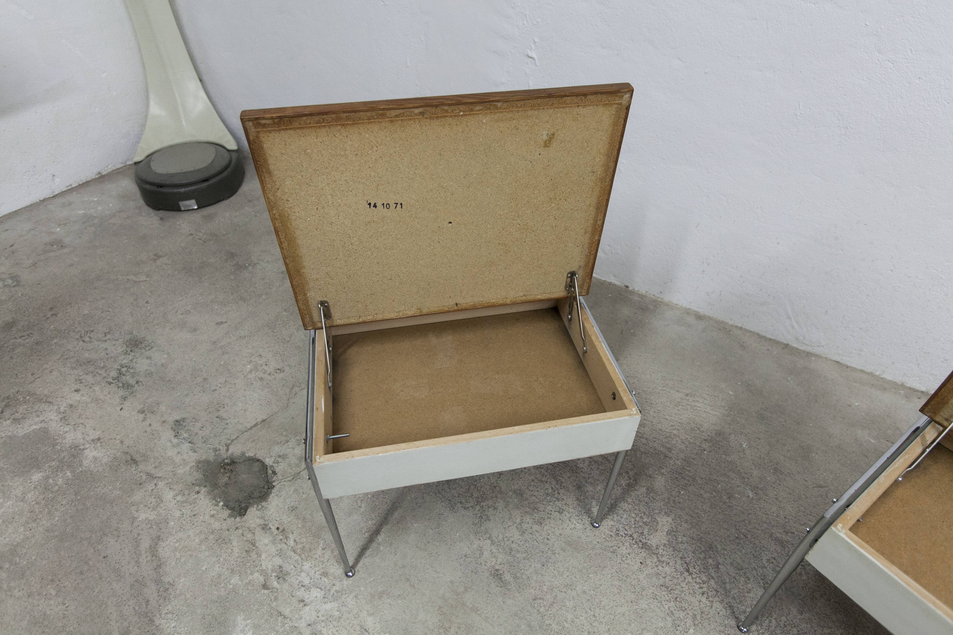 1970 wooden kitchen corner bench set