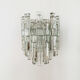 Austrian Ice Glass Chandelier by J.T. Kalmar