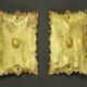 Pair of Louis XVI style ornaments from the 19th century - gilded bronze