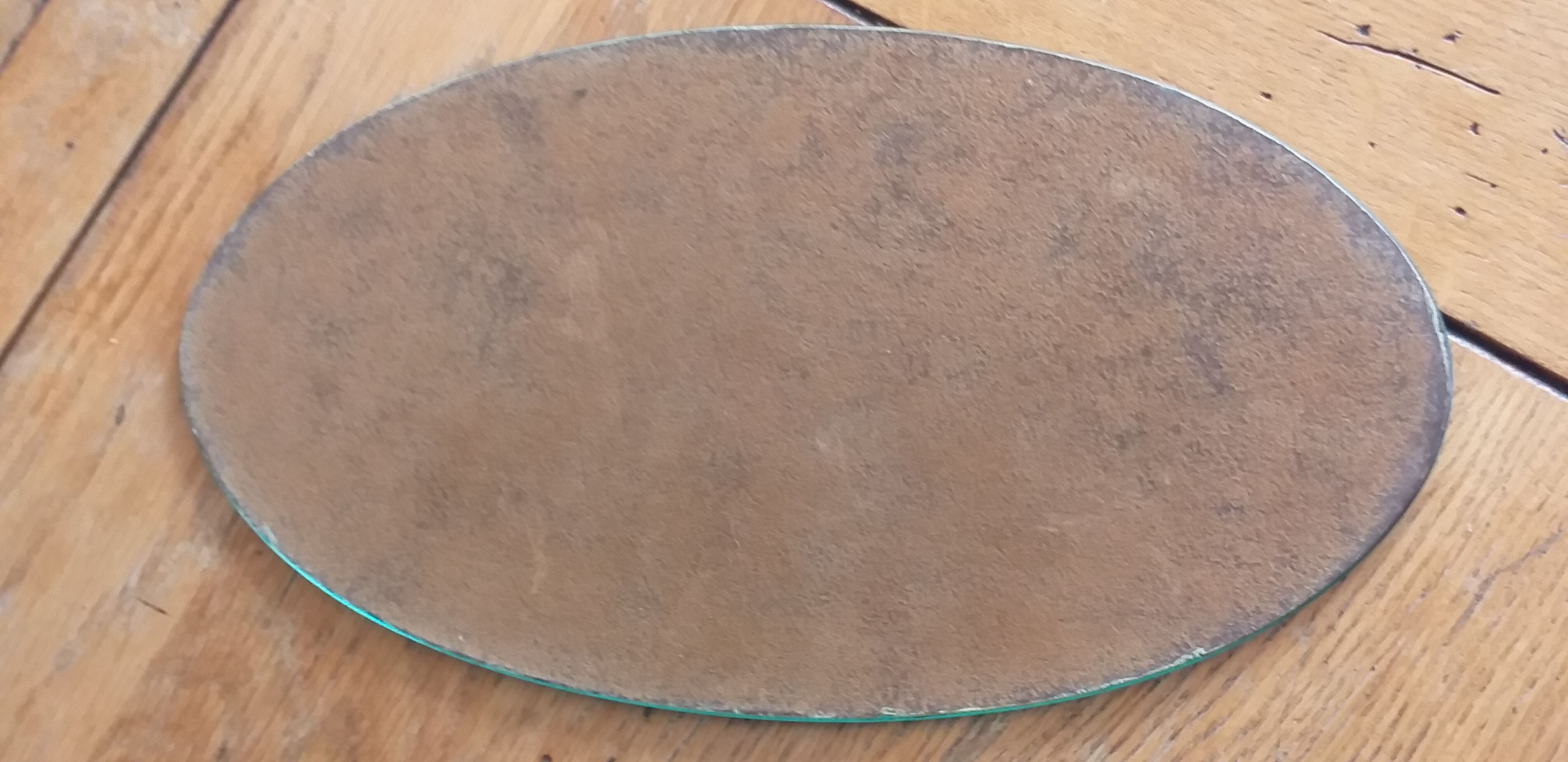 Oval beveled mirror  16x30cm