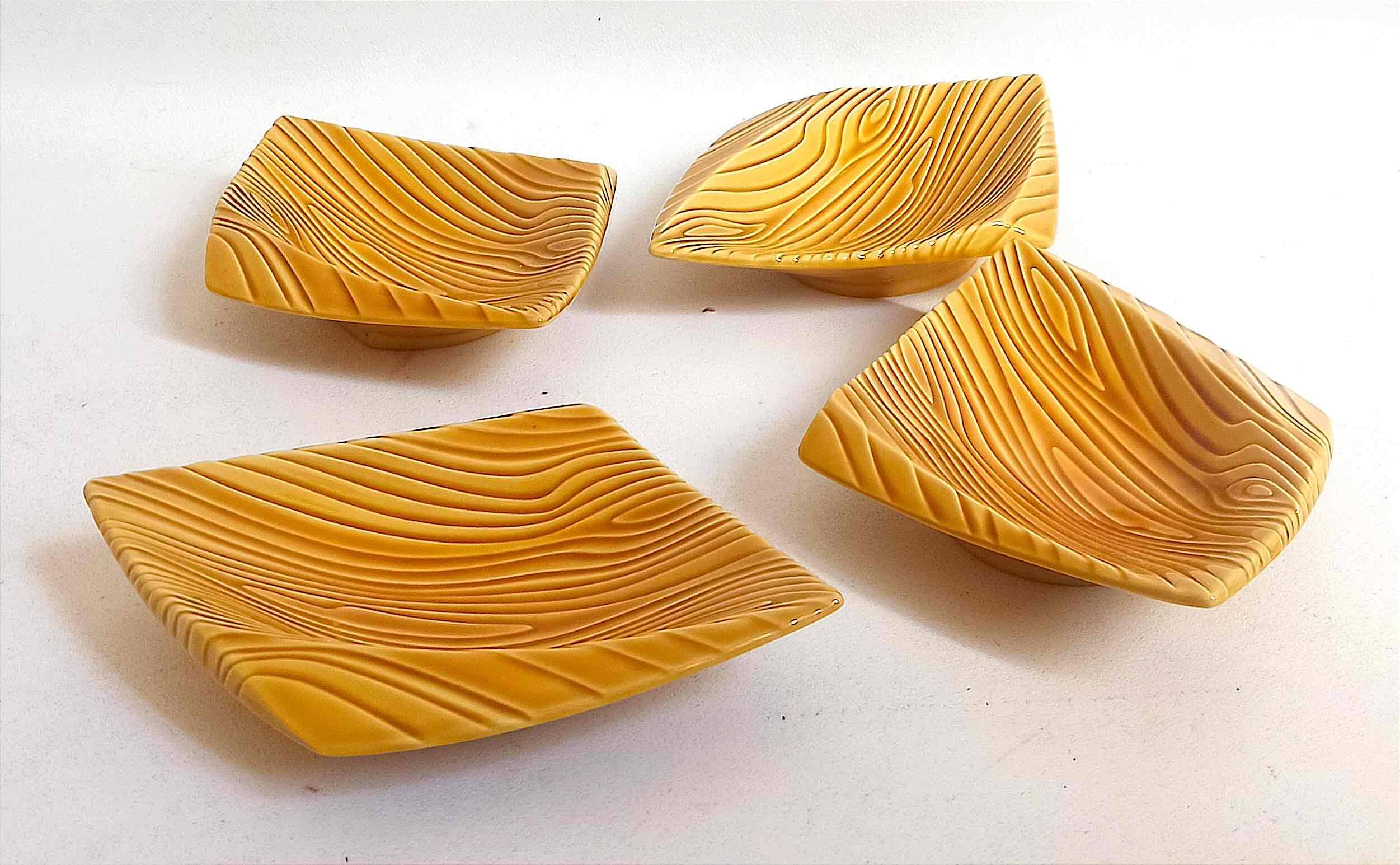Set of 4 ceramic bowls Verceram France
