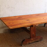 Coffee table on convent trestles