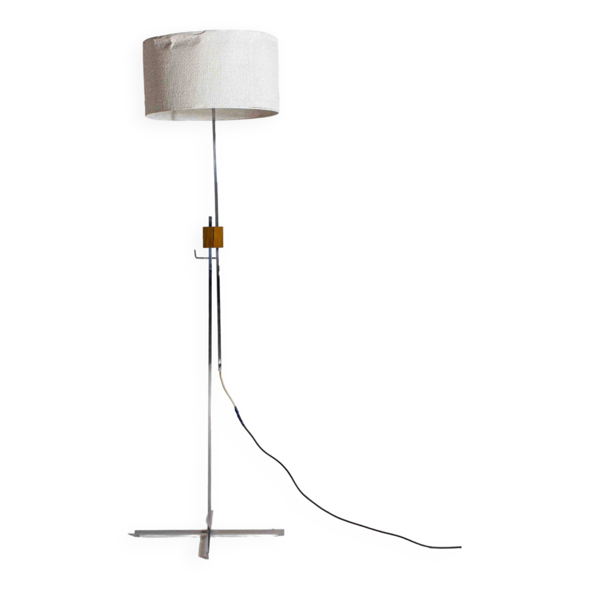 Minimalist floor lamp by Hans Eichenberger for Keller Metalbau, Germany 1960s