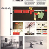 Table bureau moderniste gigante zambusi boccato X seccose Memphis 1980
