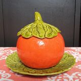 Orange jam jar