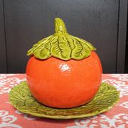 Pot à confiture orange