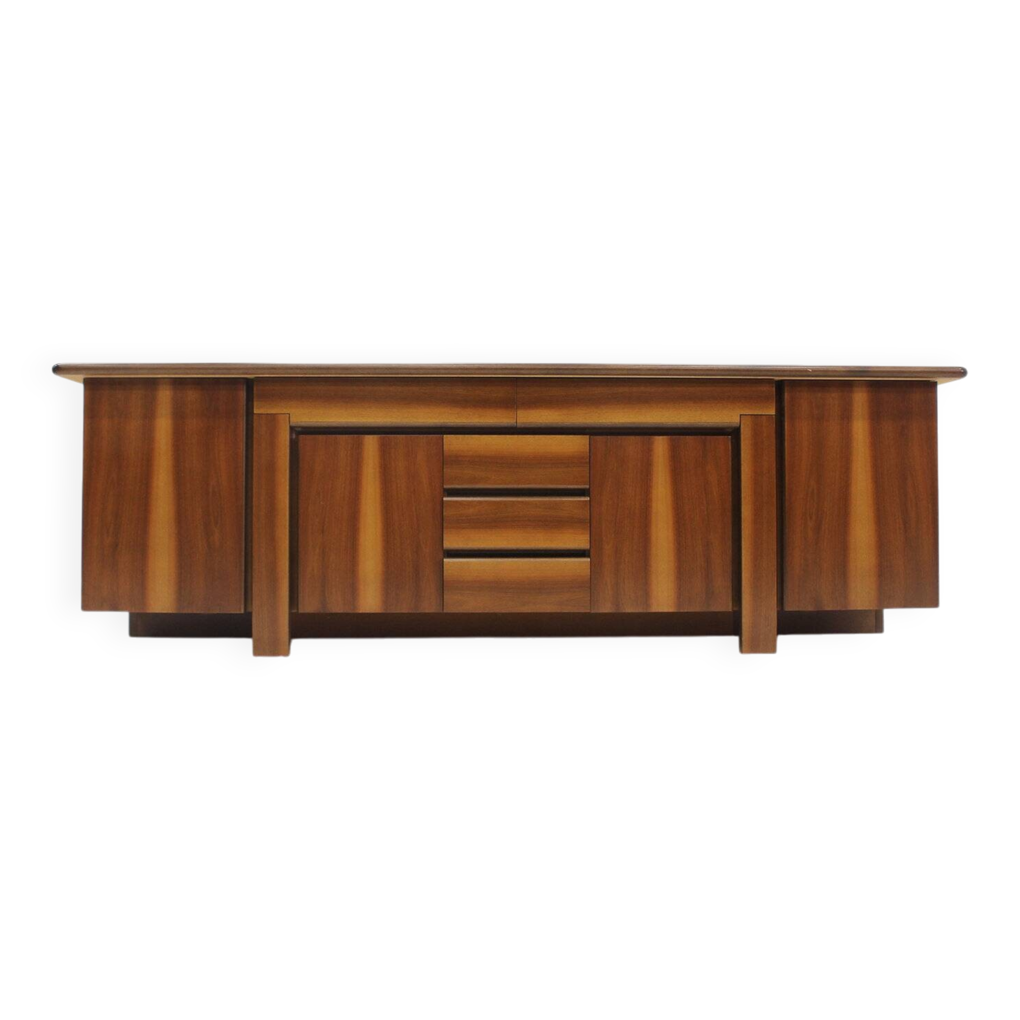 Vintage Italian walnut sideboard 1960s