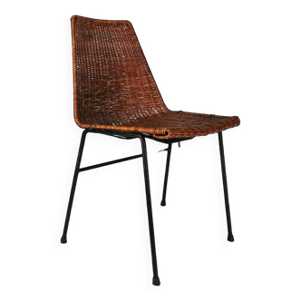 Chaise minimaliste, conçue par Gian Franco Legler, Italie, années 1950.