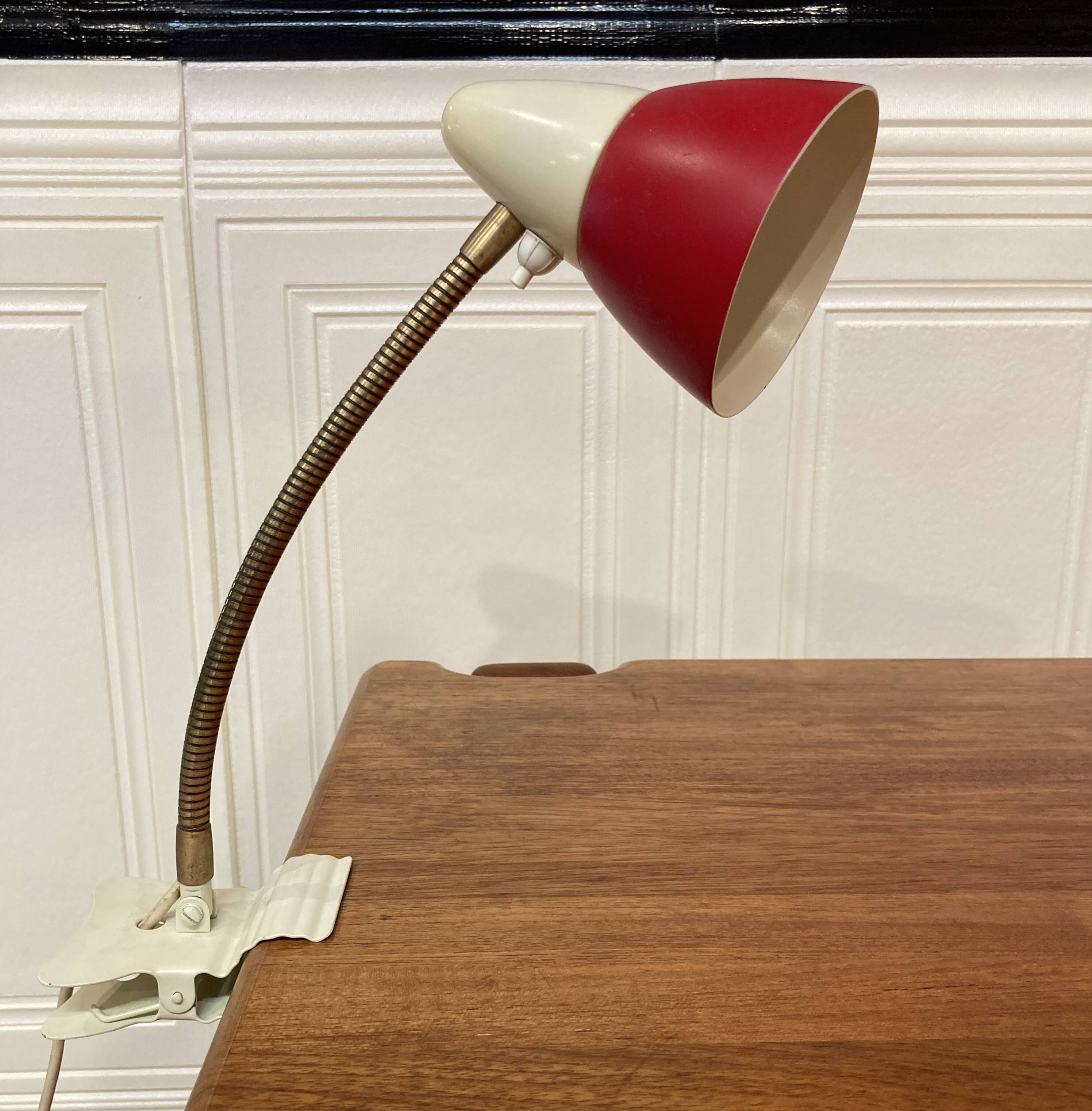 Modular clip-on applique Scandinavian design 1950.