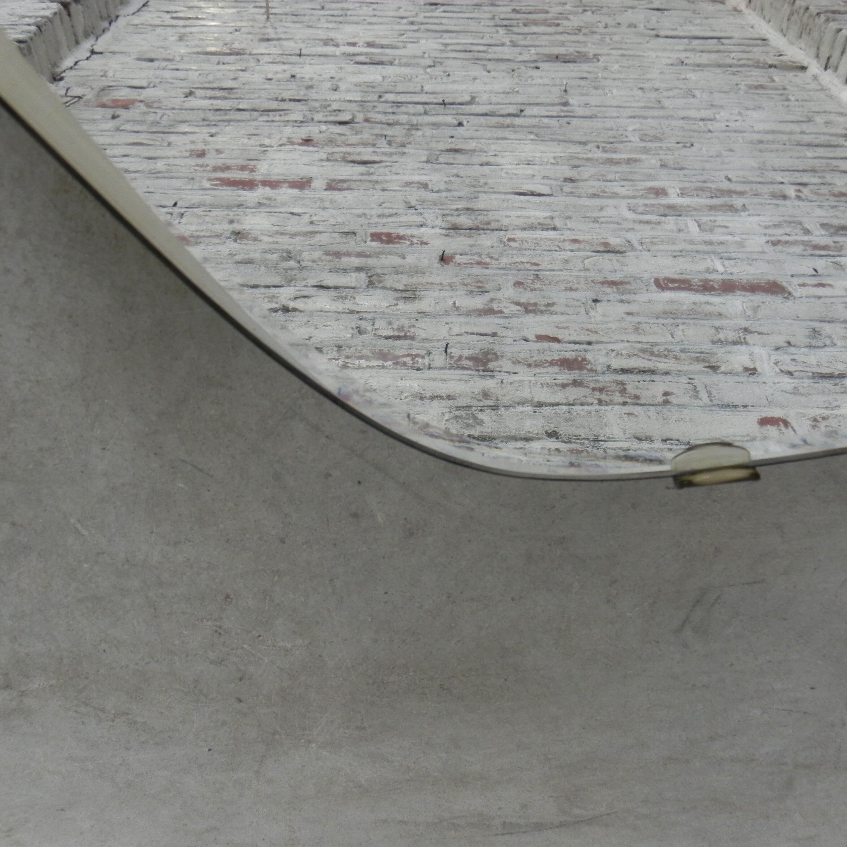 Vintage mirror from barber shop - 92x61cm