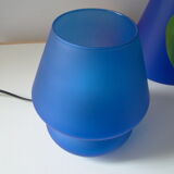 Vintage Habitat lamp in the shape of a blue mushroom