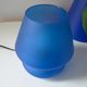 Vintage Habitat lamp in the shape of a blue mushroom
