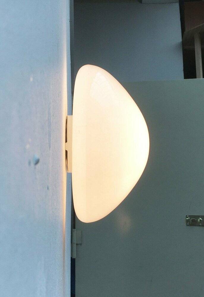 Ceiling or wall lamp model 961 modern mid-century by Wilhelm Wagenfeld for Lindner, Germany, 1950s.