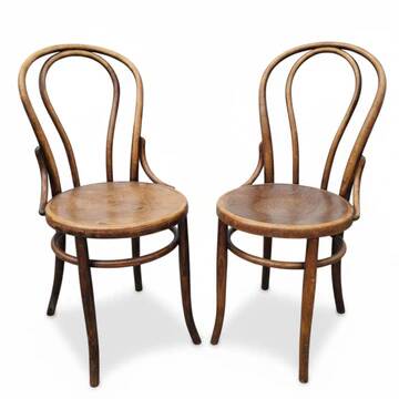 Bentwood chairs Thonet (Fischel), made circa 1920s