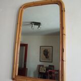 Vintage bamboo mirror 49x81cm