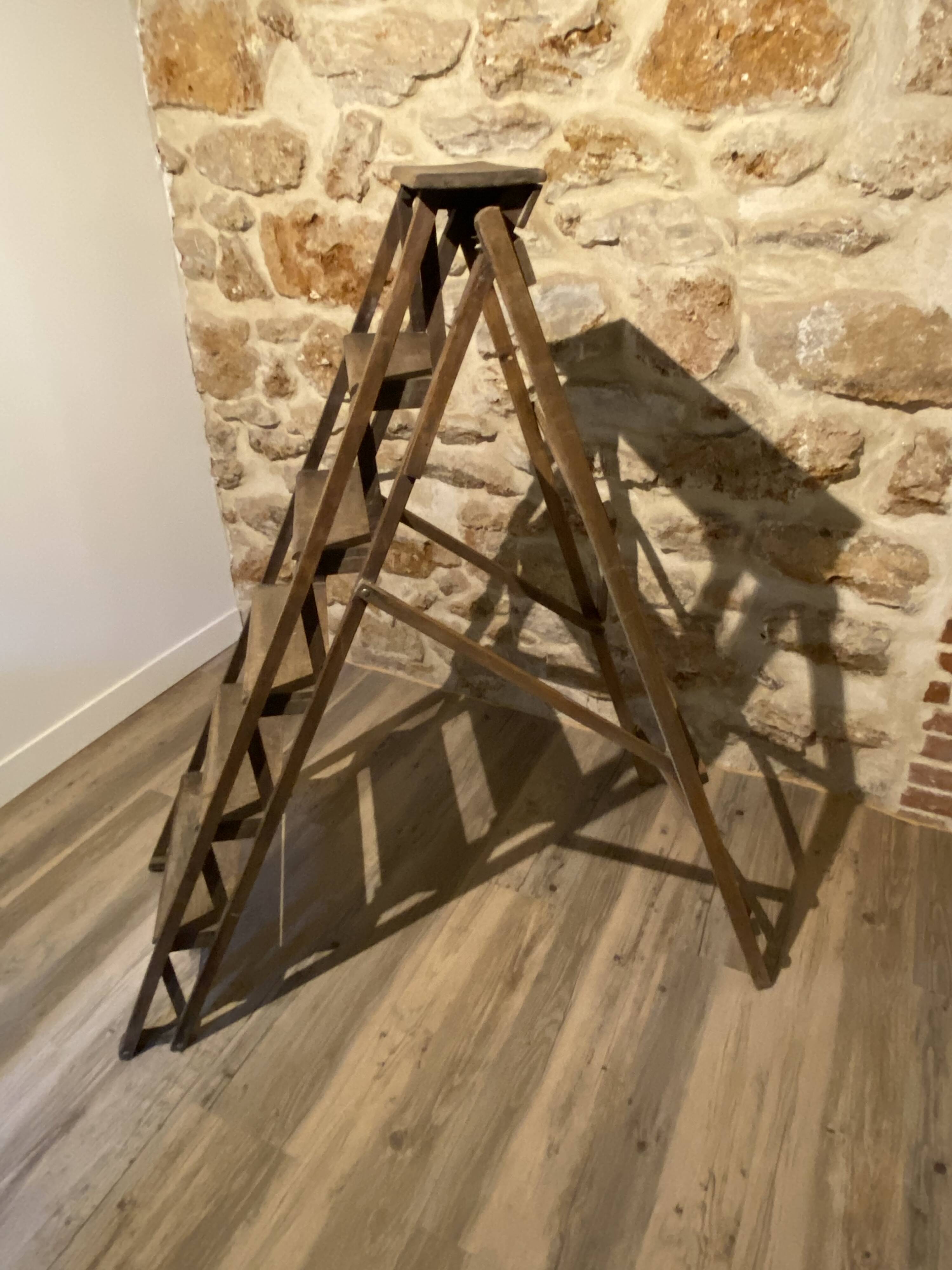 Wooden staircase