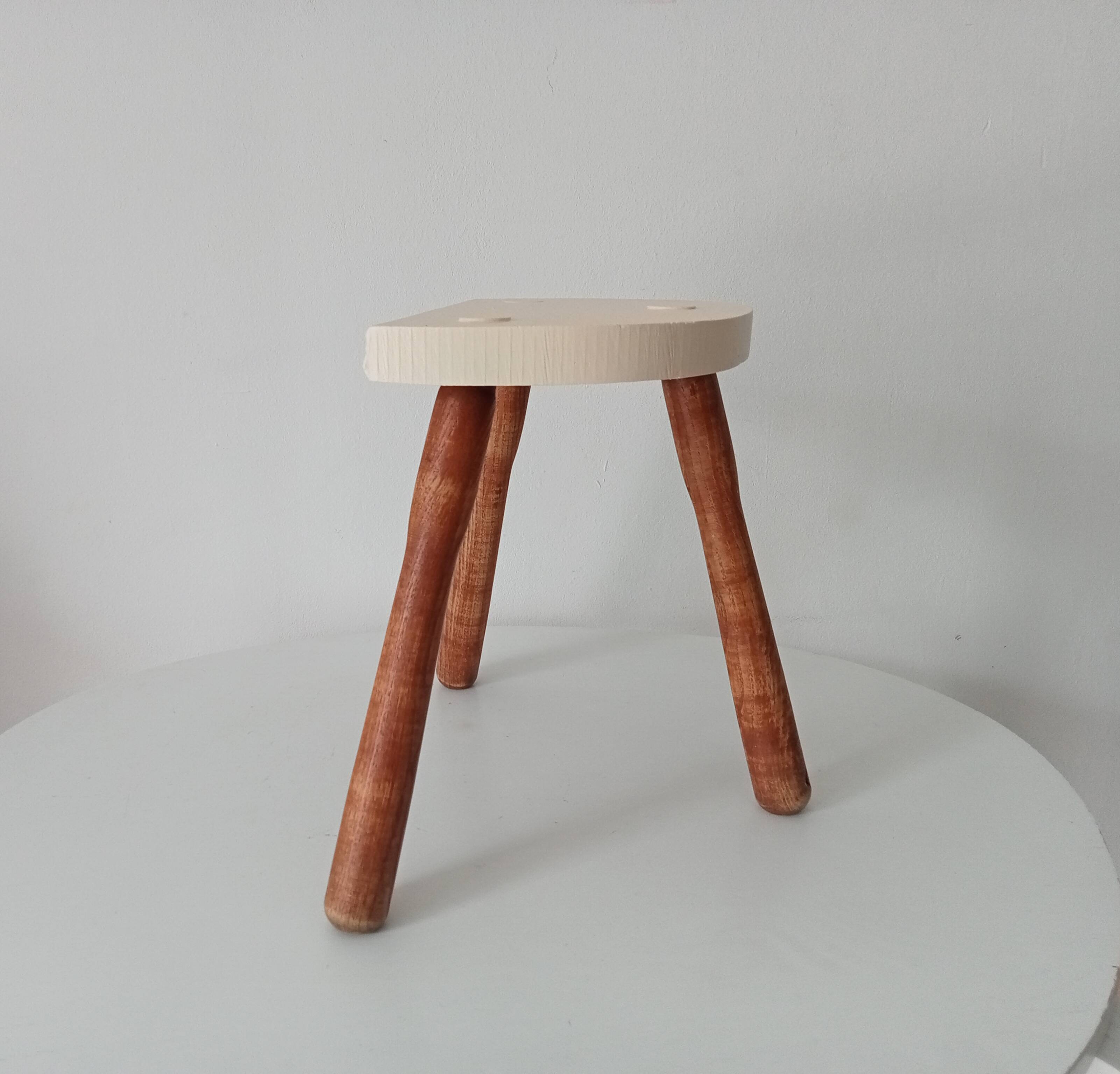 Vintage tripod stool from the 60s/70s