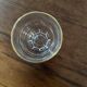 9 verres vintage au liseré doré .