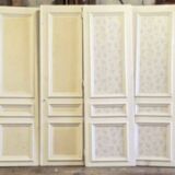 Old set of 8 cupboard doors