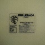 Mullerhof fiber cane trays vintage decor french fiberglass trays