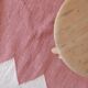 Tapis rose minimaliste
