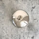 Vintage silver ice bucket apple
