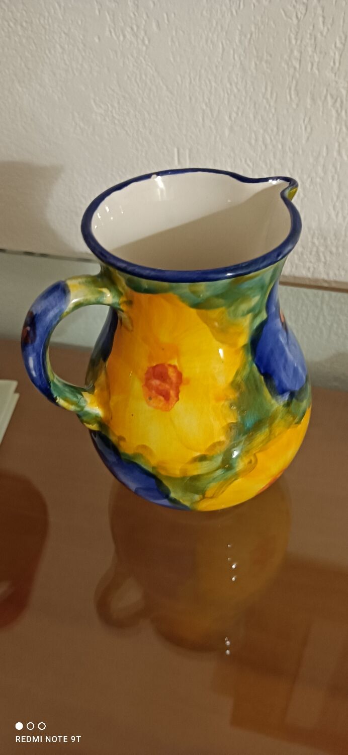 Ceramic water pitcher