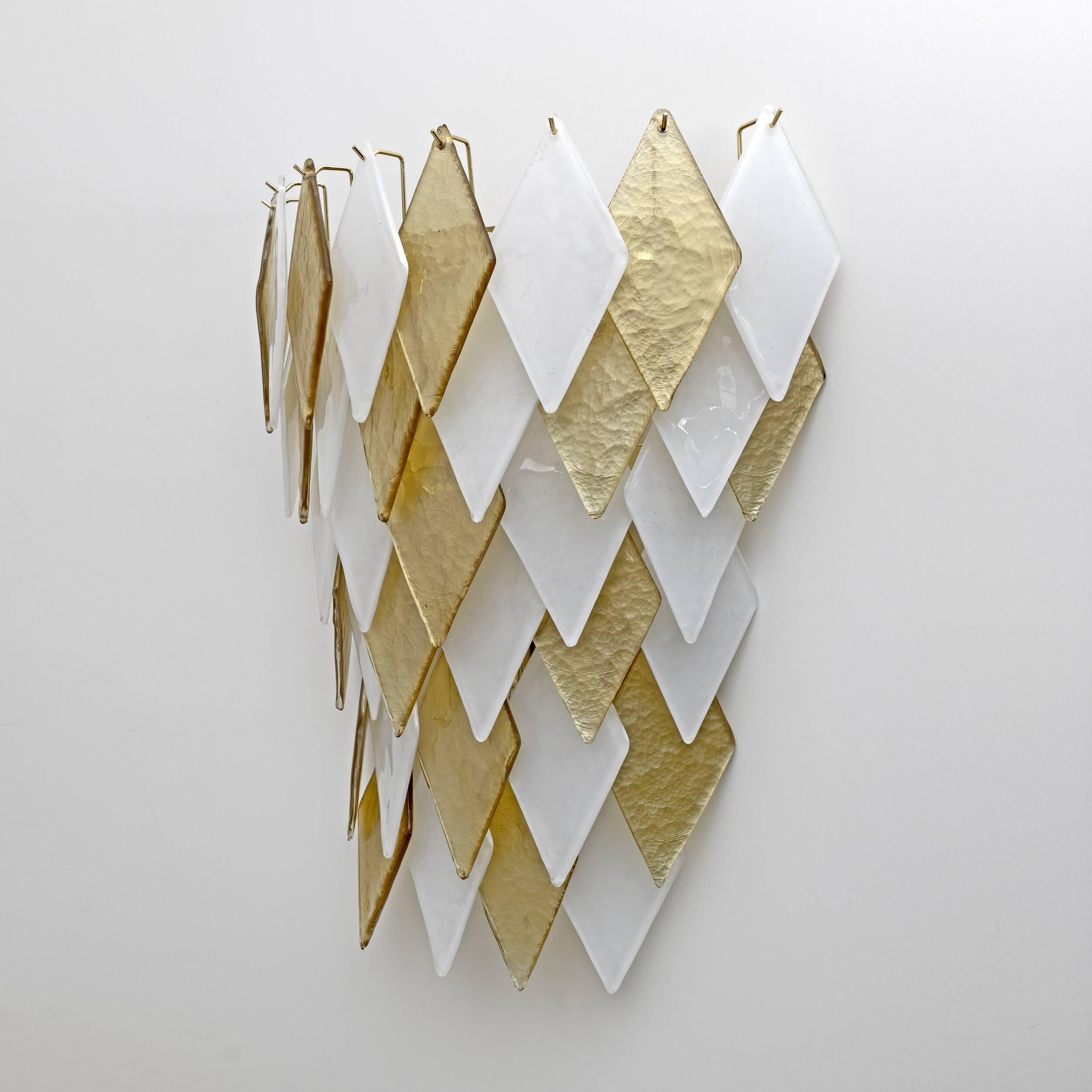 Pair of Modern Italian Murano Glass Sconces