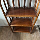 Bookcase, rattan, vintage