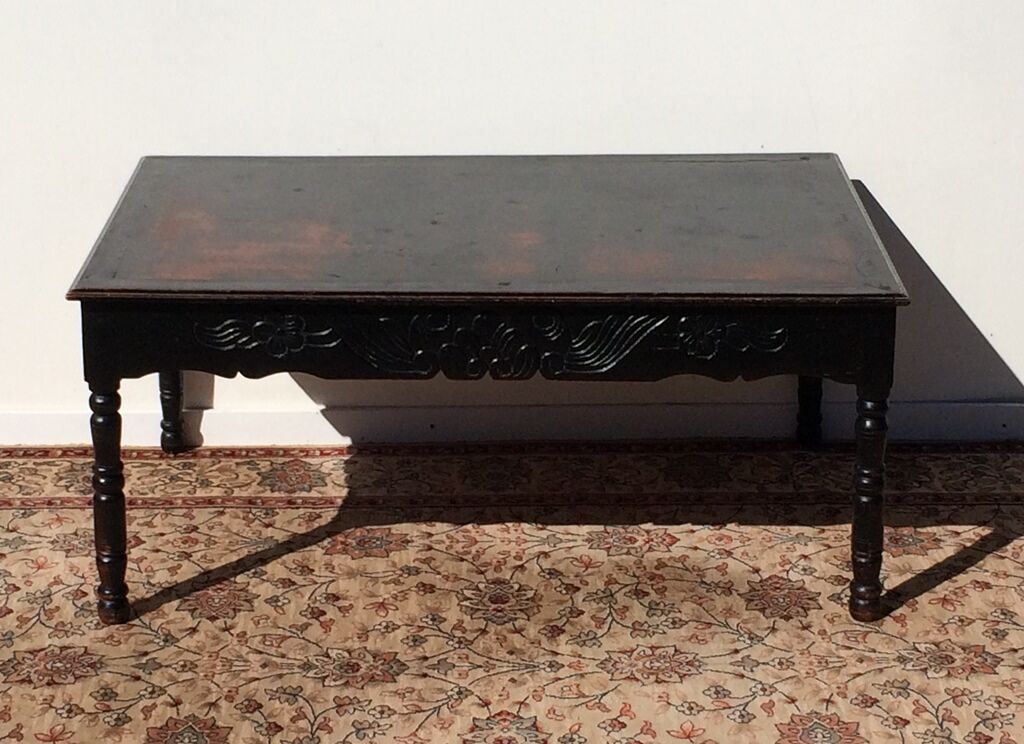 Indonesian colonial style coffee table