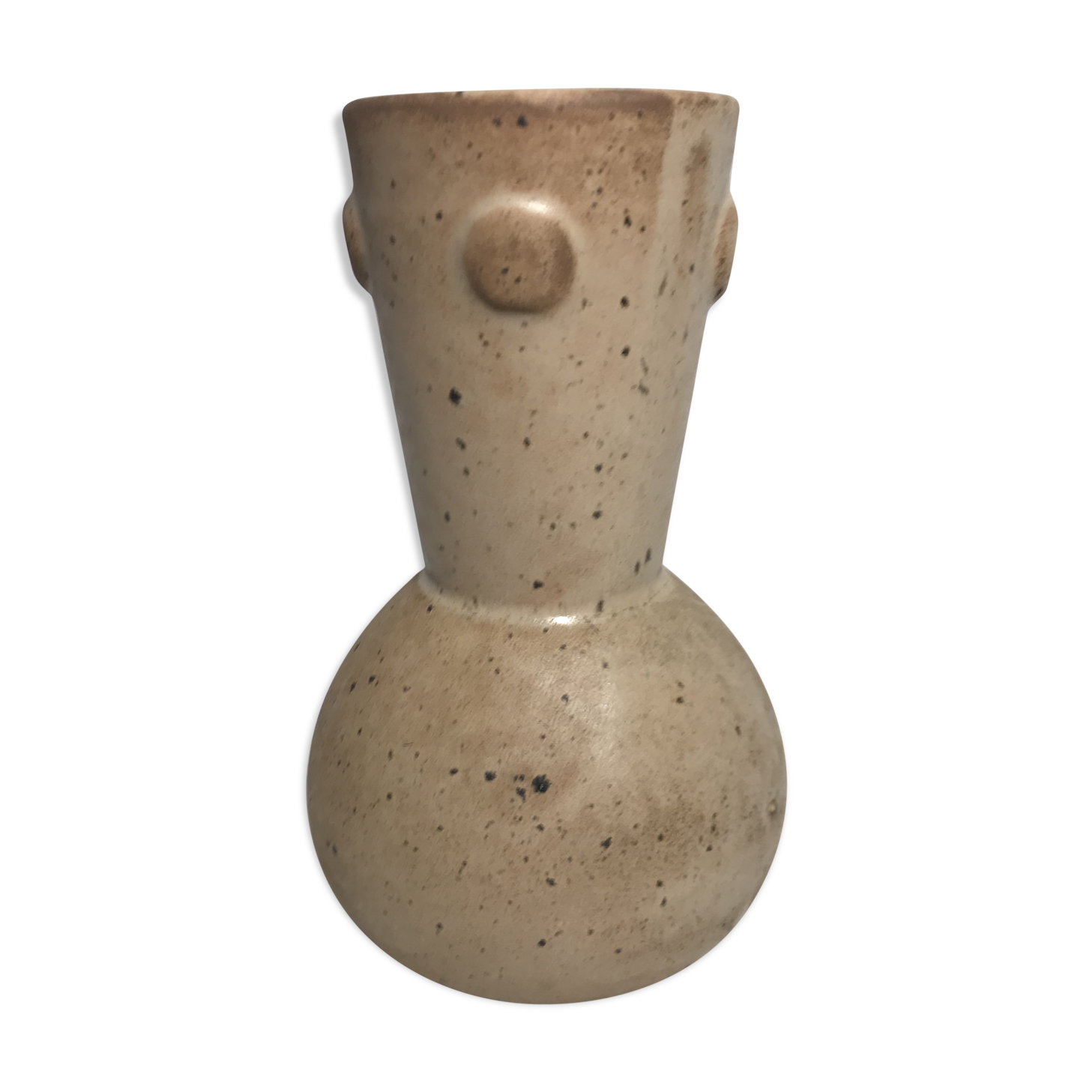 Former brown ceramic vase