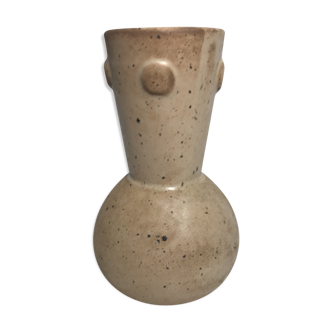 Former brown ceramic vase