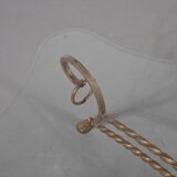 1960s glass coffee table