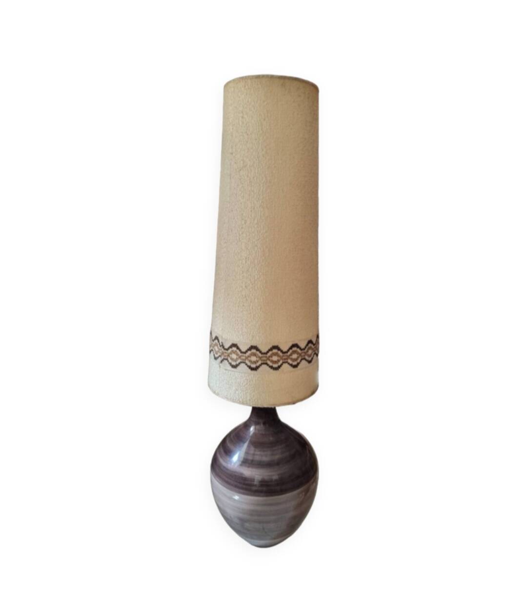 Grande lampe céramique années 60
