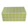 Glossy lime green ceramic tile coffee table Handmade in Paris