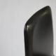 Pair of vintage swivel armchairs in black vinyl, 1970s