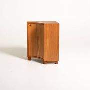 Cabinet d'angle en orme scandinave, milieu du siècle