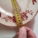 Set of dishes and gravy boat terre de feu ste francaise samaritaine