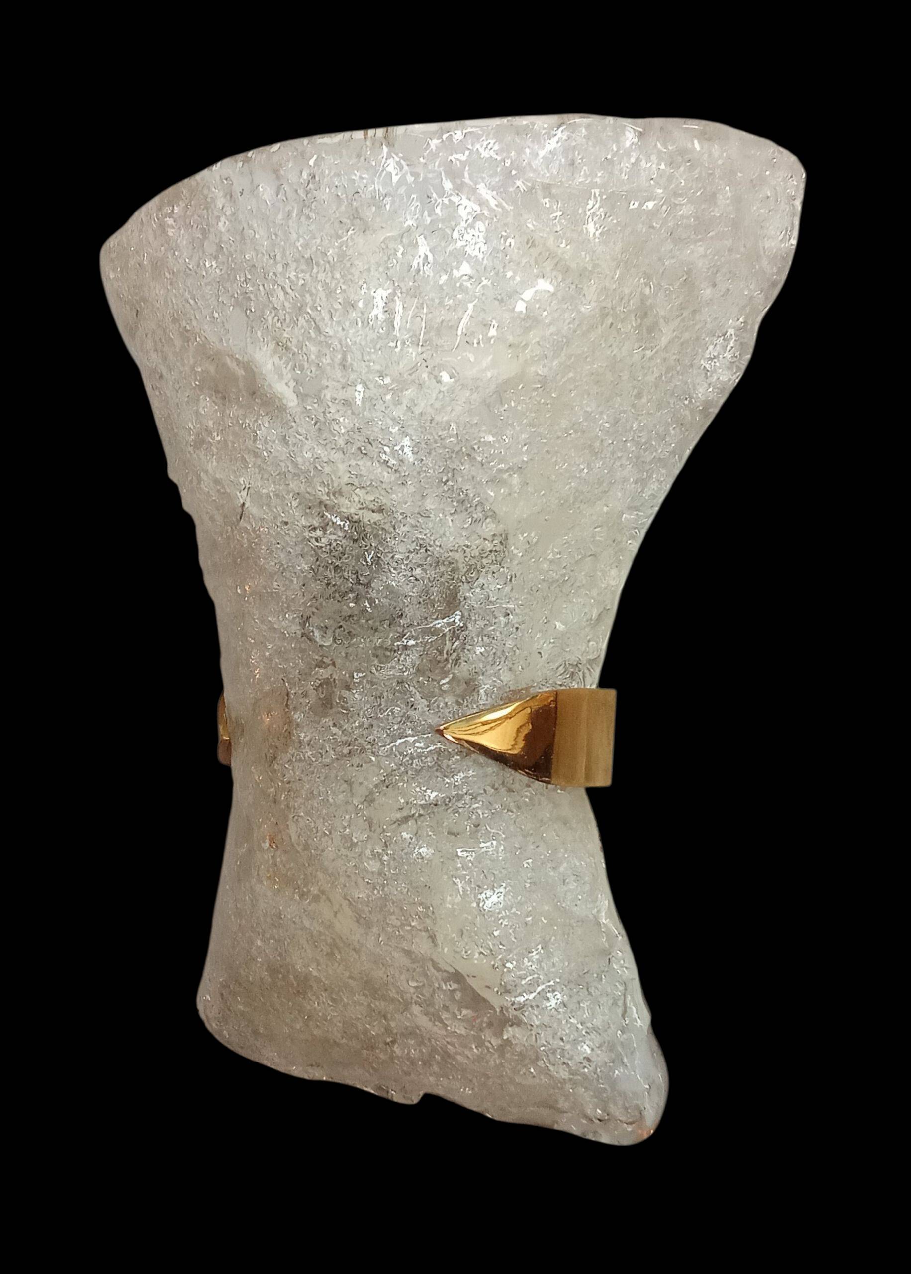 Antique large Murano glass wall light from the 1960s