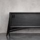 Vintage Mid-Century Scandinavian Modern Dark Oak Sideboard & Wooden Handles