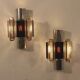 Danish Space Age wall sconces by Claus Bolby for Cebo Industri, 1970s