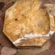 Art Deco Orange Marble Ashtray/ Catchall