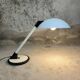 Large vintage table lamp in white metal